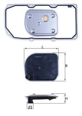 KNECHT HX 158D1 Číslo výrobce: 72515892. EAN: 4057635176309.