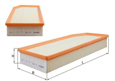 KNECHT LX 752 Číslo výrobce: 79893256. EAN: 4009026095966.