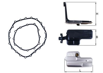 KNECHT HX 192D Číslo výrobce: 72493711. EAN: 4057635165648.