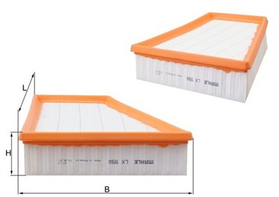 KNECHT LX 998 Číslo výrobce: 78556458. EAN: 4009026204924.