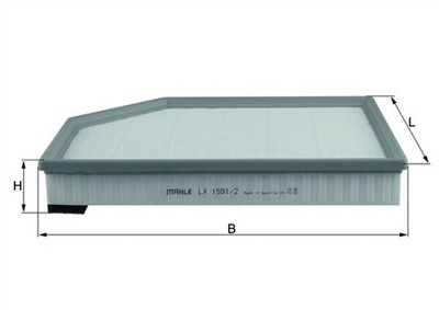 KNECHT LX 1591/2 Číslo výrobce: 70326617. EAN: 4009026509050.