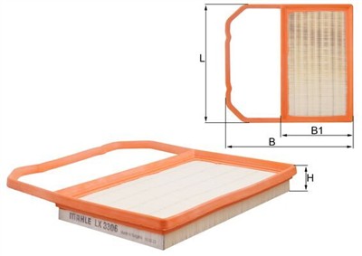 KNECHT LX 3306 Číslo výrobce: 72553244. EAN: 4009026927366.