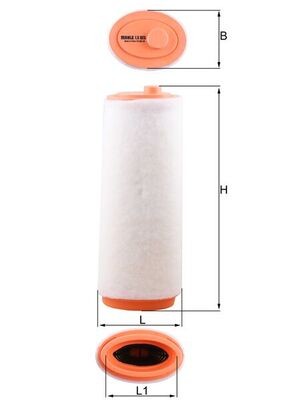 KNECHT LX 823 Číslo výrobce: 76664619. EAN: 4009026409701.