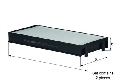 KNECHT LA 221/S Číslo výrobce: 70354942. EAN: 4009026511701.