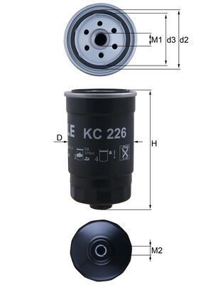 KNECHT KC 226 Číslo výrobce: 70340854. EAN: 4009026509739.