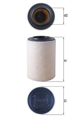 KNECHT LX 3286 Číslo výrobce: 70596400. EAN: 4009026923221.