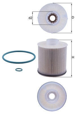 KNECHT KX 486D Číslo výrobce: 72538344. EAN: 4057635213233.