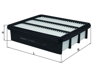 KNECHT LX 3539 Číslo výrobce: 72358509. EAN: 4009026934418.