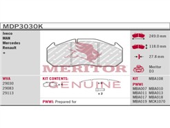 MERITOR MDP3030K