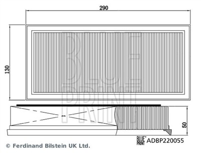 BLUE PRINT ADBP220055 EAN: 5057746252700.