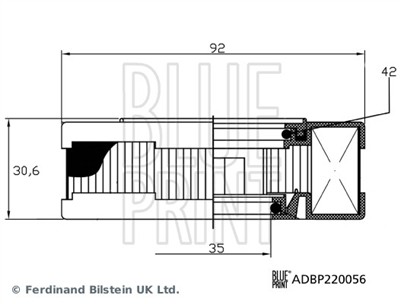 BLUE PRINT ADBP220056 EAN: 5057746258894.