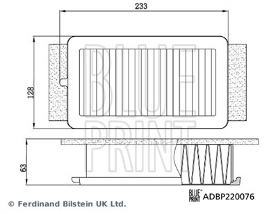 BLUE PRINT ADBP220076 EAN: 5057746293901.