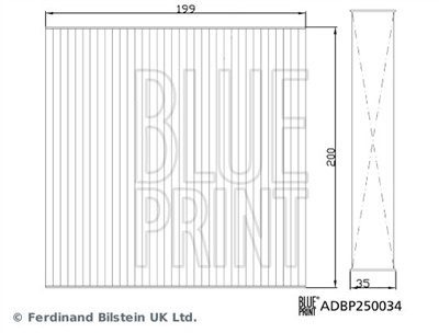 BLUE PRINT ADBP250034 EAN: 5057746269104.