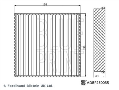 BLUE PRINT ADBP250035 EAN: 5057746272722.