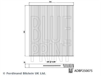BLUE PRINT ADBP250075 EAN: 5057746372941.