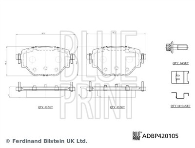 BLUE PRINT ADBP420105 Číslo výrobce: 26195. EAN: 5057746352097.