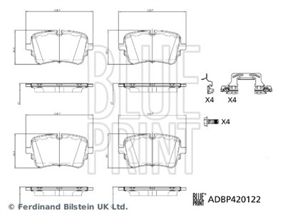 BLUE PRINT ADBP420122 Číslo výrobce: 26267. EAN: 5057746388935.