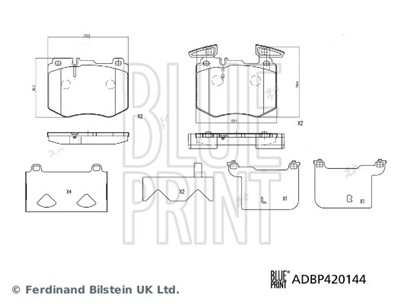 BLUE PRINT ADBP420144 Číslo výrobce: 21152. EAN: 5057746414993.