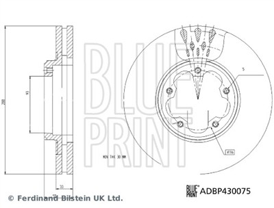 BLUE PRINT ADBP430075 EAN: 5057746247911.