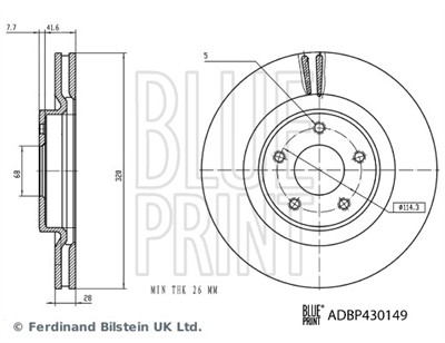 BLUE PRINT ADBP430149