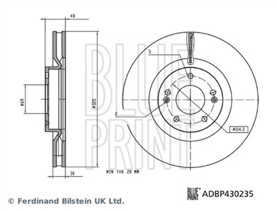 BLUE PRINT ADBP430235
