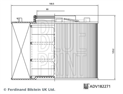 BLUE PRINT ADV182271 EAN: 5050063268621.