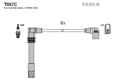 TESLA T887C EAN: 8595141013450.