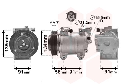 VAN WEZEL 1300K344 EAN: 5410909478841.