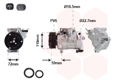 VAN WEZEL 1801K730 EAN: 5410909774110.