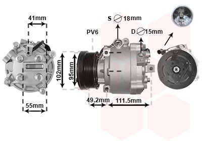 VAN WEZEL 3201K701 EAN: 5410909690113.