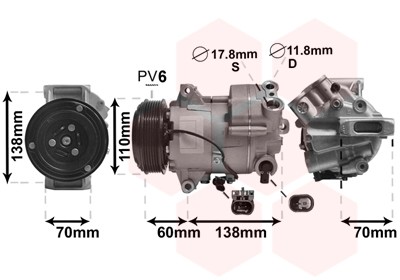 VAN WEZEL 3700K607 EAN: 5410909578084.