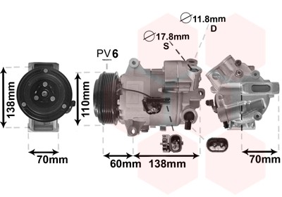 VAN WEZEL 3700K616 EAN: 5410909578091.