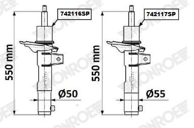 MONROE 742117SP EAN: 5412096554308.