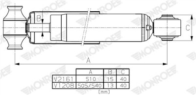 MONROE V1208 EAN: 5412096746680.