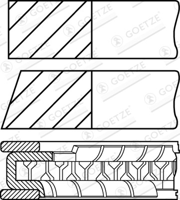 Goetze Engine 08-453500-00 EAN: 4060426442019.