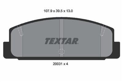 TEXTAR 2003101 Číslo výrobce: 20031. EAN: 4019722288692.