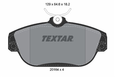 TEXTAR 2016402 Číslo výrobce: 20164. EAN: 4019722052835.
