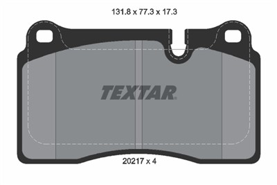 TEXTAR 2021701 Číslo výrobce: 20217. EAN: 4019722302909.
