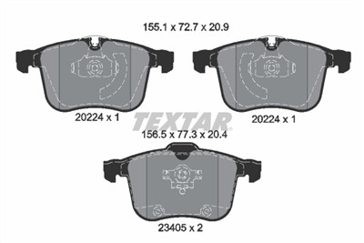 TEXTAR 2022401 Číslo výrobce: 20224. EAN: 4019722273896.
