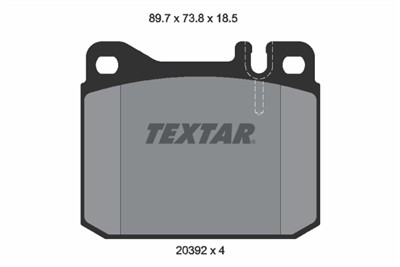 TEXTAR 2039213 Číslo výrobce: 20392. EAN: 4019722269110.