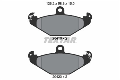 TEXTAR 2041001 Číslo výrobce: 20410. EAN: 4019722057694.