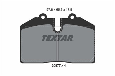 TEXTAR 2087711 Číslo výrobce: 20877. EAN: 4019722589928.