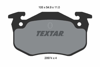 TEXTAR 2097401 Číslo výrobce: 20973. EAN: 4019722251887.