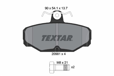 TEXTAR 2098101 Číslo výrobce: 20981. EAN: 4019722073946.