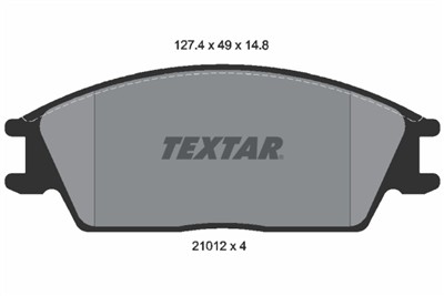 TEXTAR 2101204 Číslo výrobce: 21012. EAN: 4019722153341.