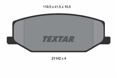 TEXTAR 2114202 Číslo výrobce: 21142. EAN: 4019722078040.