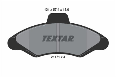 TEXTAR 2117105 Číslo výrobce: 21171. EAN: 4019722223587.
