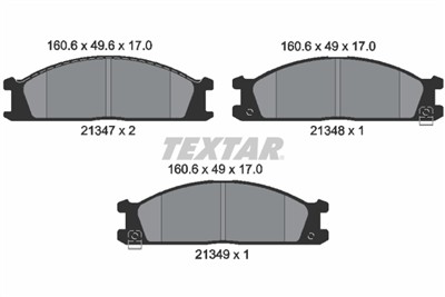 TEXTAR 2134702 Číslo výrobce: 21347. EAN: 4019722264702.