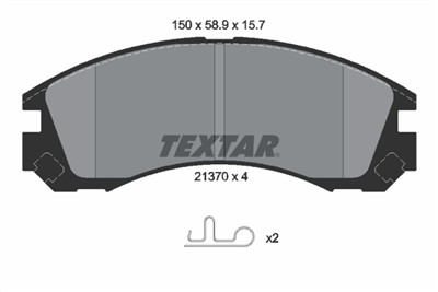 TEXTAR 2137001 Číslo výrobce: 21370. EAN: 4019722266928.