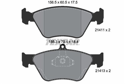 TEXTAR 2141101 Číslo výrobce: 21411. EAN: 4019722083594.